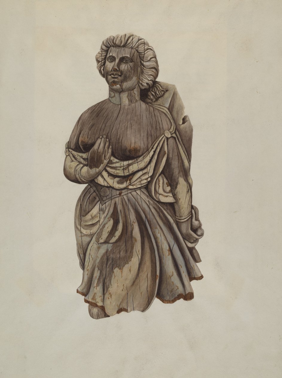 Cabeça de figura Martha, c. 1938. de Mary E Humes