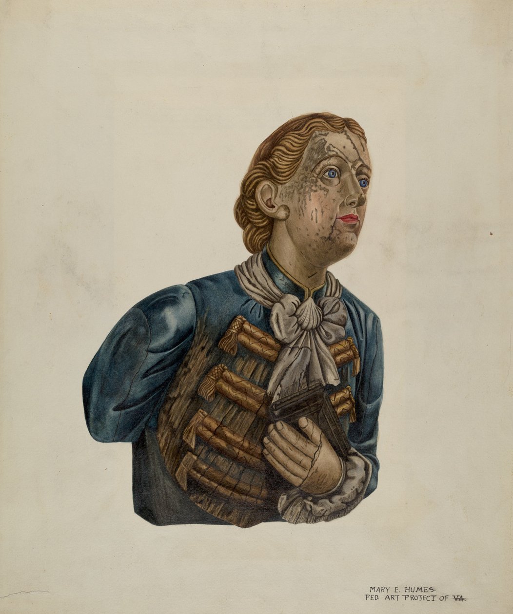 Figurehead de Bark George, c. 1939. de Mary E Humes