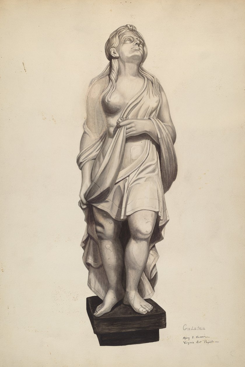 Galatea Figurehead, c. 1940. de Mary E Humes
