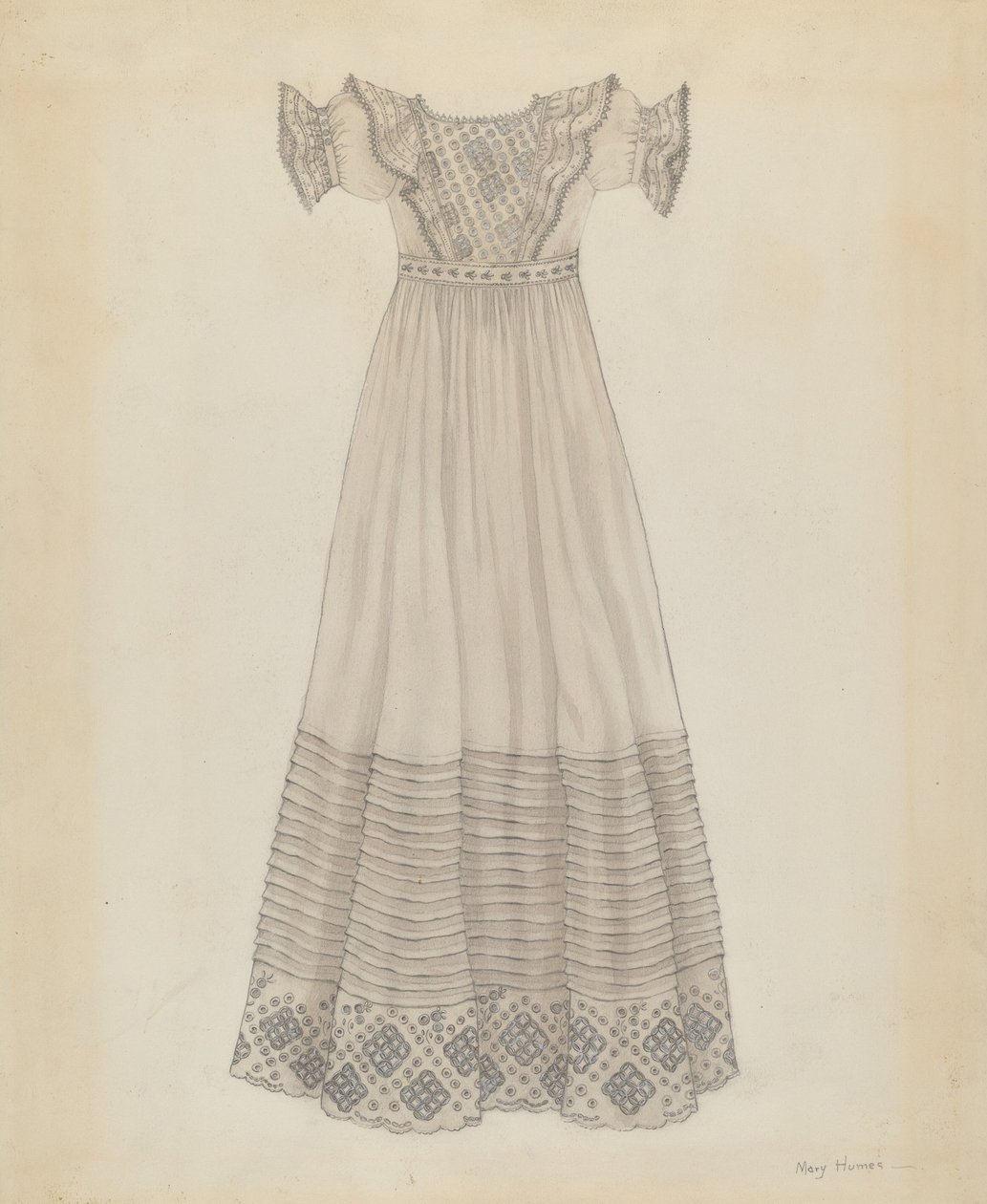 Vestido infantil, c. 1936. de Mary E Humes