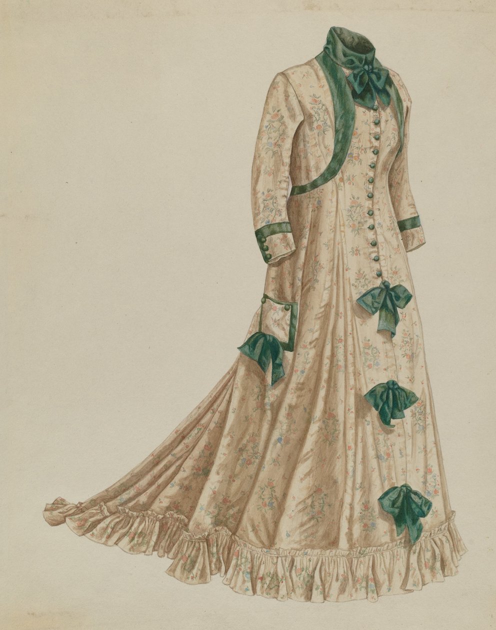 Vestido de Manhã, 19351942. de Mary E Humes