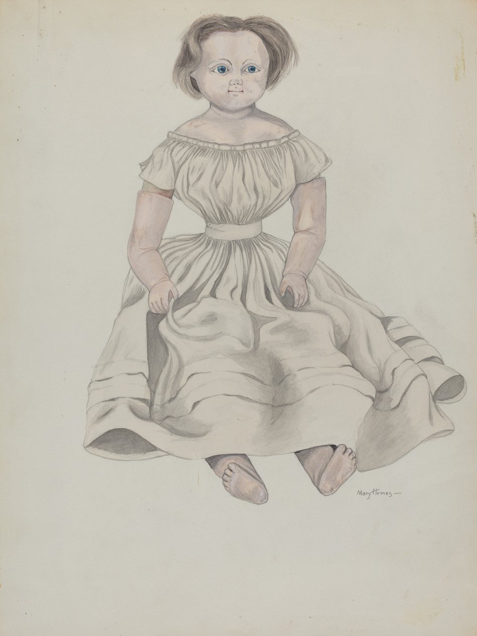 Wax Doll, c. 1936. de Mary E Humes