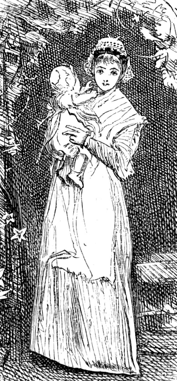 Uma mãe a acarinhar o filho de Mary Ellen Edwards