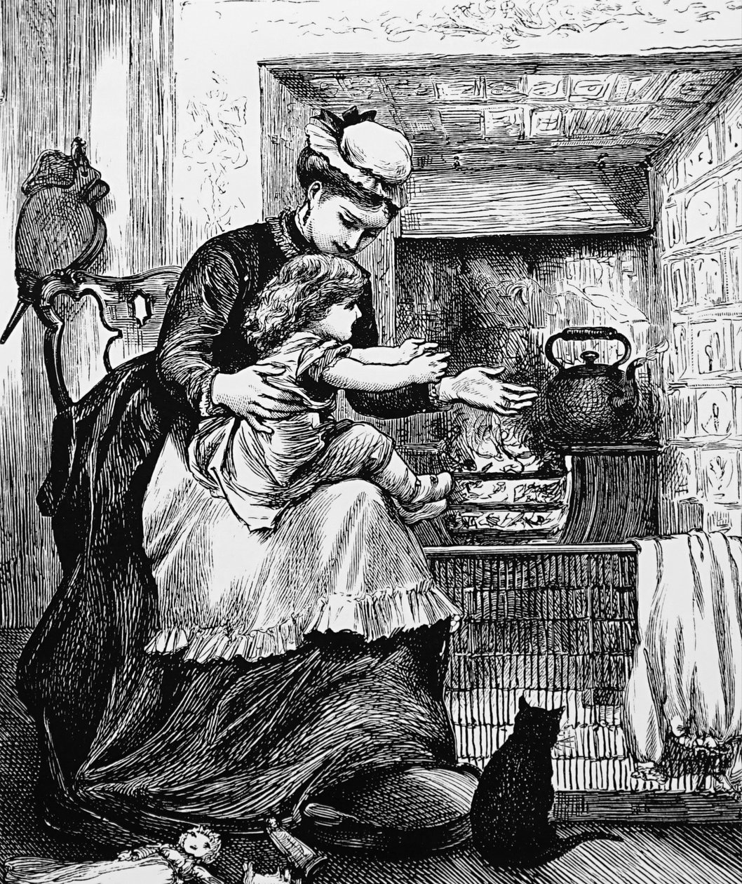 Uma enfermeira a observar as suas acusações de Mary Ellen Edwards