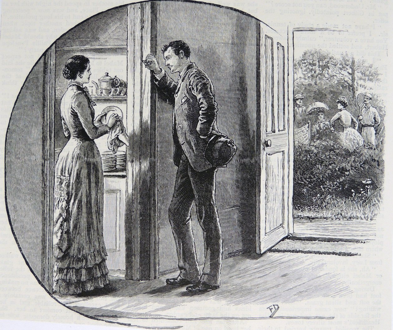 Ilustração da Dona de Casa de Mary Ellen Edwards