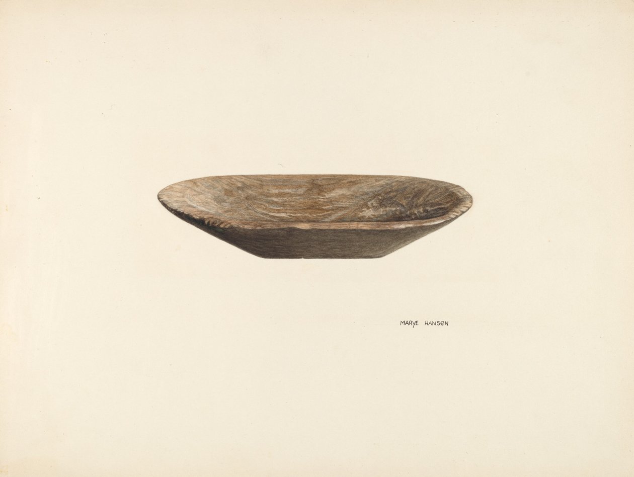 Bread Dough Bowl, c. 1939. de Mary Hansen