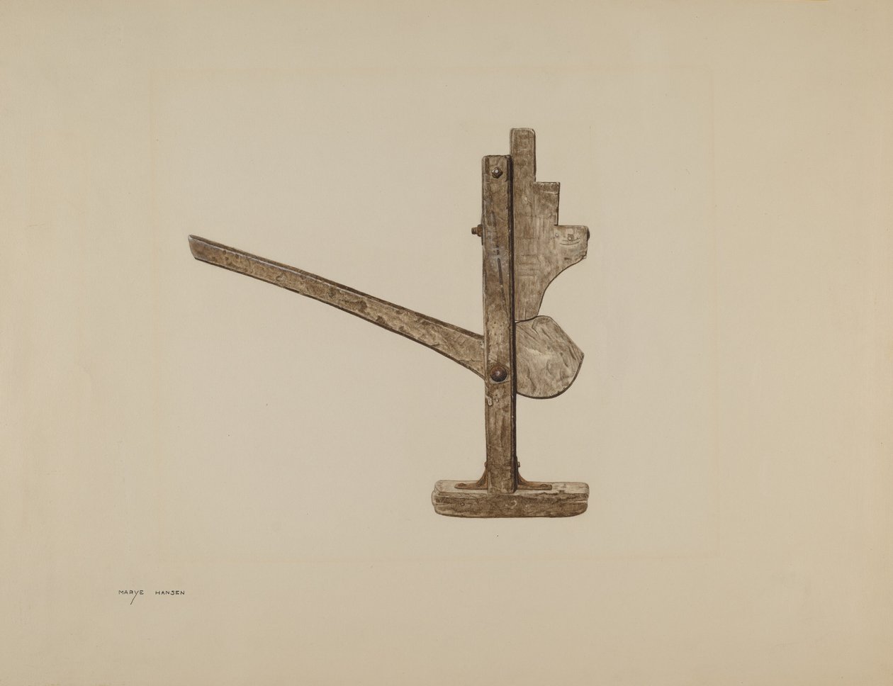 Wagon Jack, c. 1939. de Mary Hansen