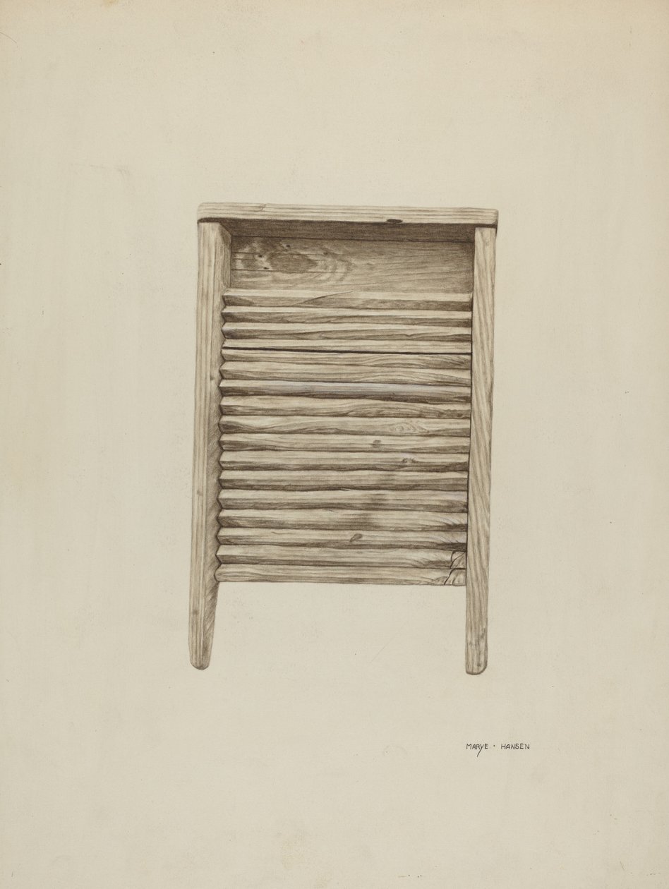 Quadro de Lavagem, c. 1940. de Mary Hansen