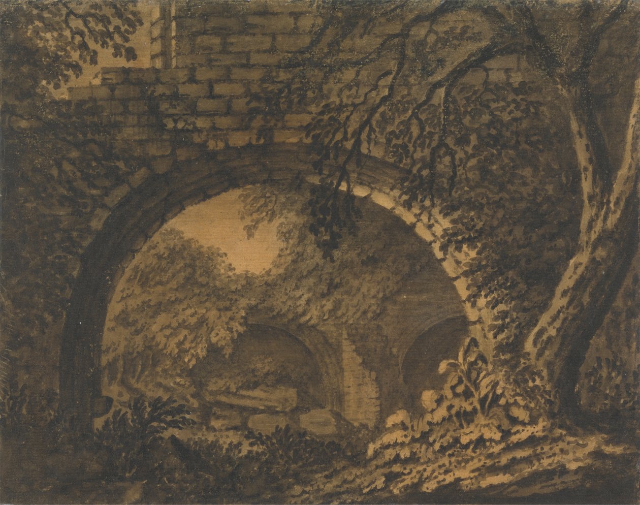 Um Arco na Caixa-forte de uma Ruína em SobreCabeça de Mary Harcourt