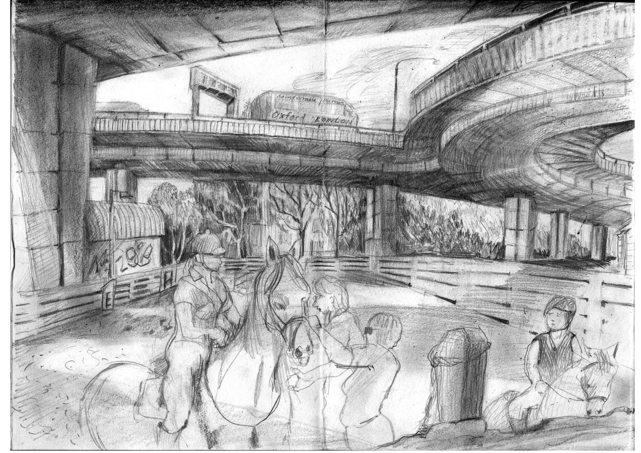 Equitação sob o Westway de Mary Kuper