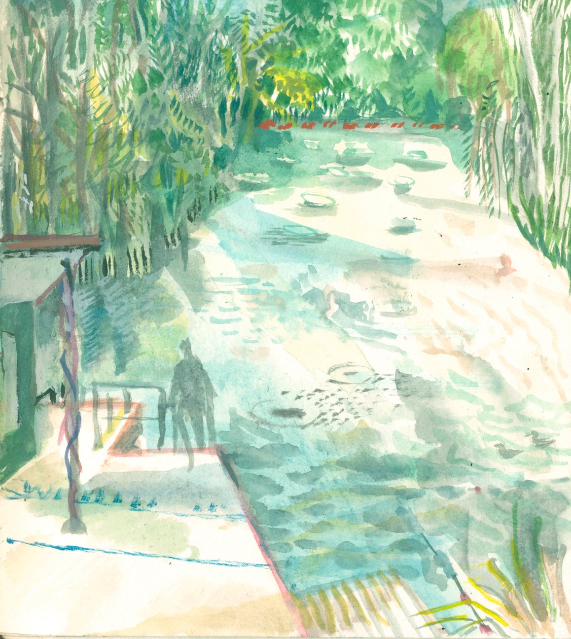 Senhoras Pond, Hampstead Heath de Mary Kuper