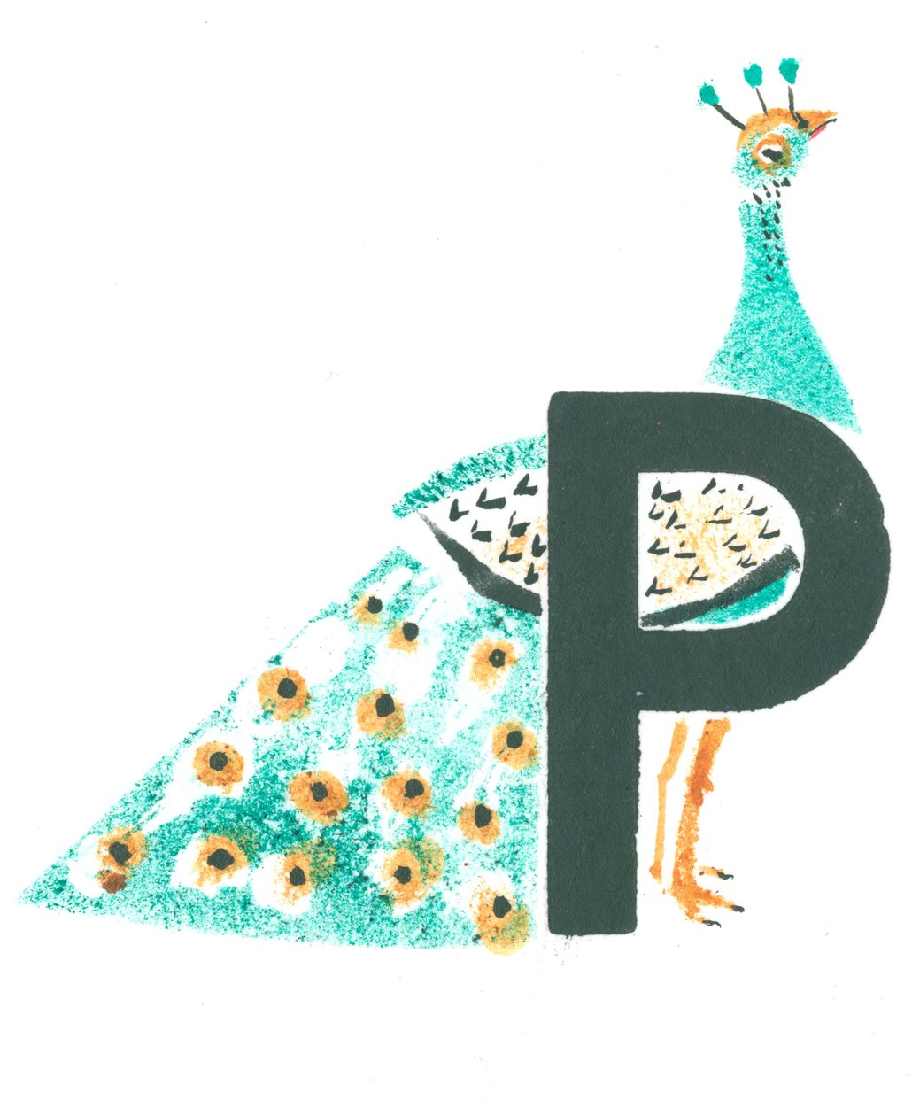 P é para pavão de Mary Kuper