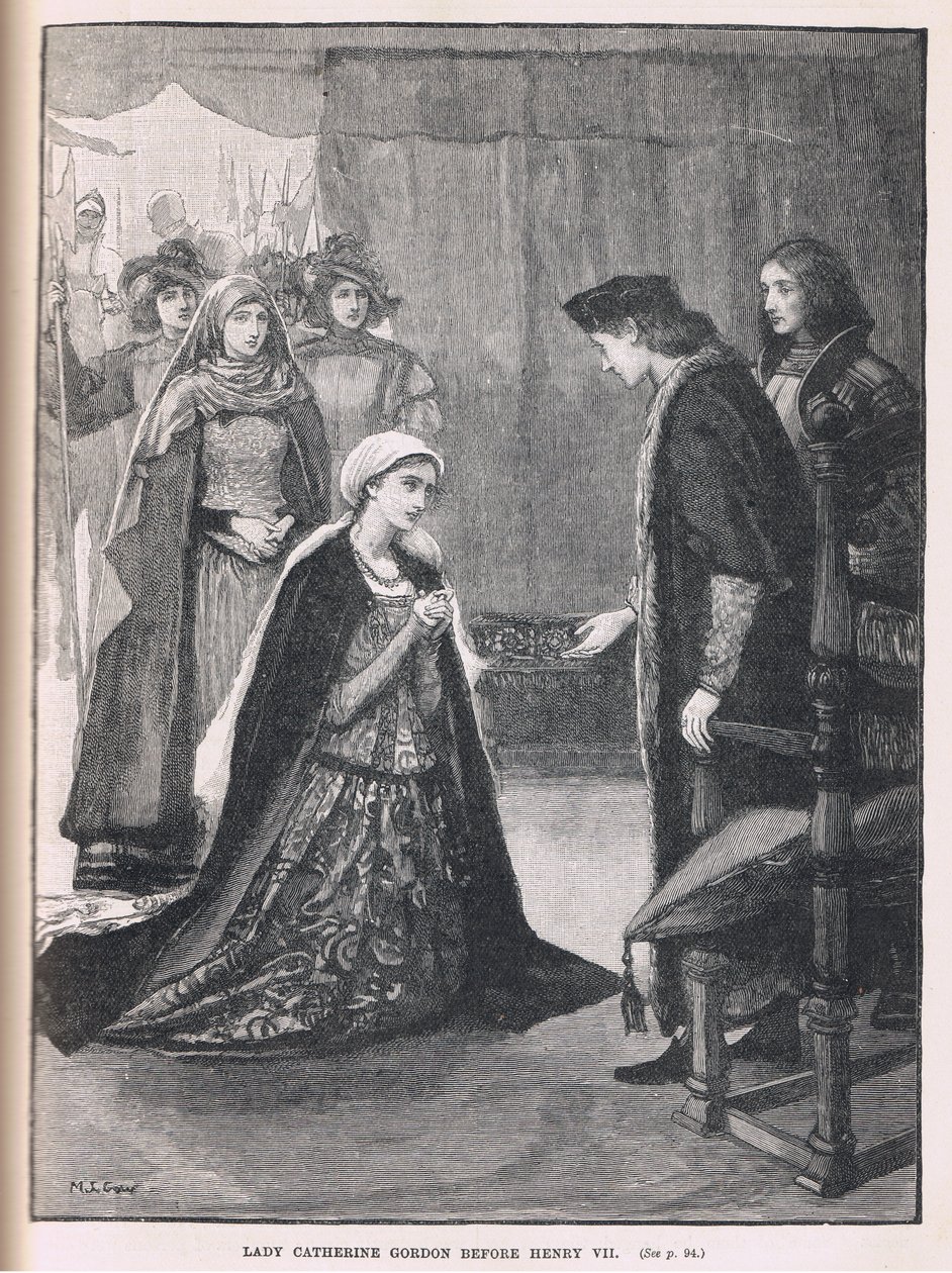 Lady Catherine Gordon antes de Henry VII 1497 de Mary L. Gow