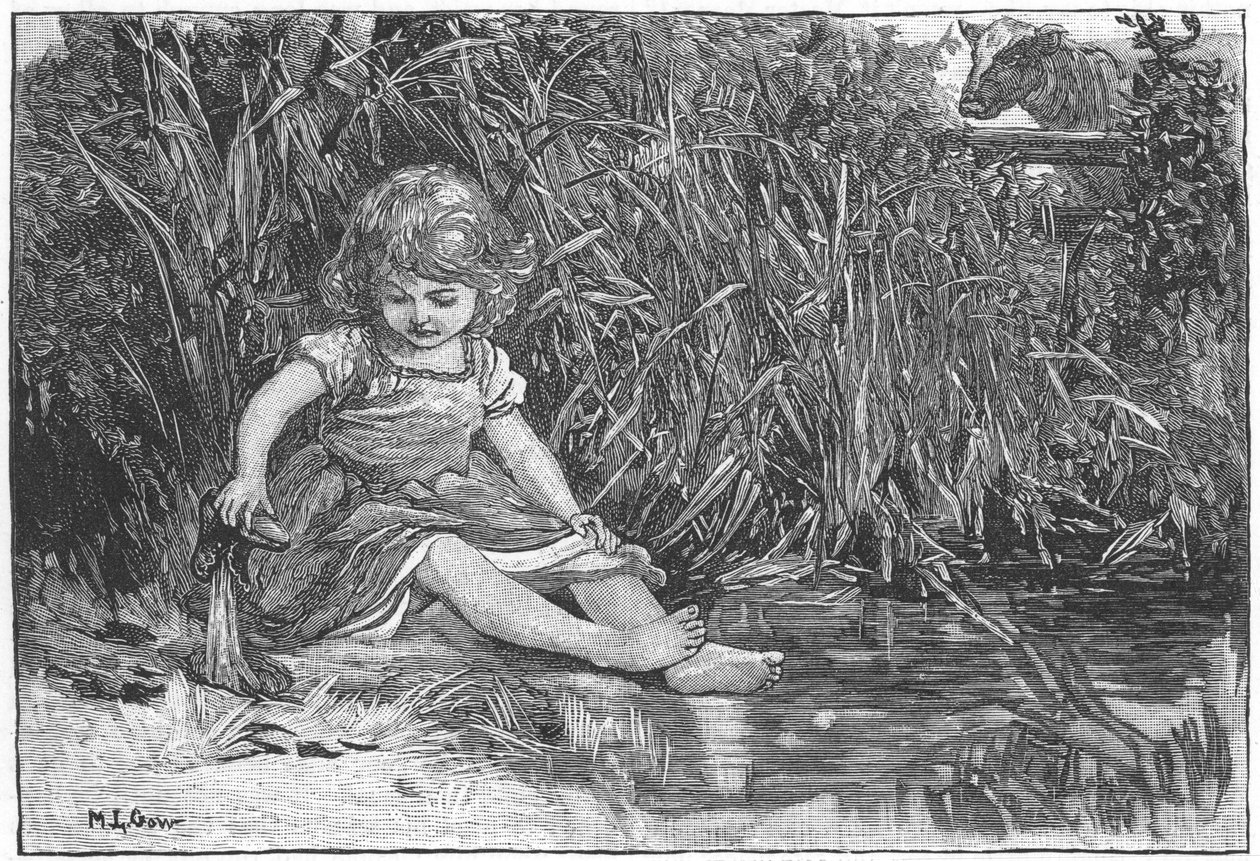 Cena de Silas Marner por George Eliot, 1882 de Mary L Gow