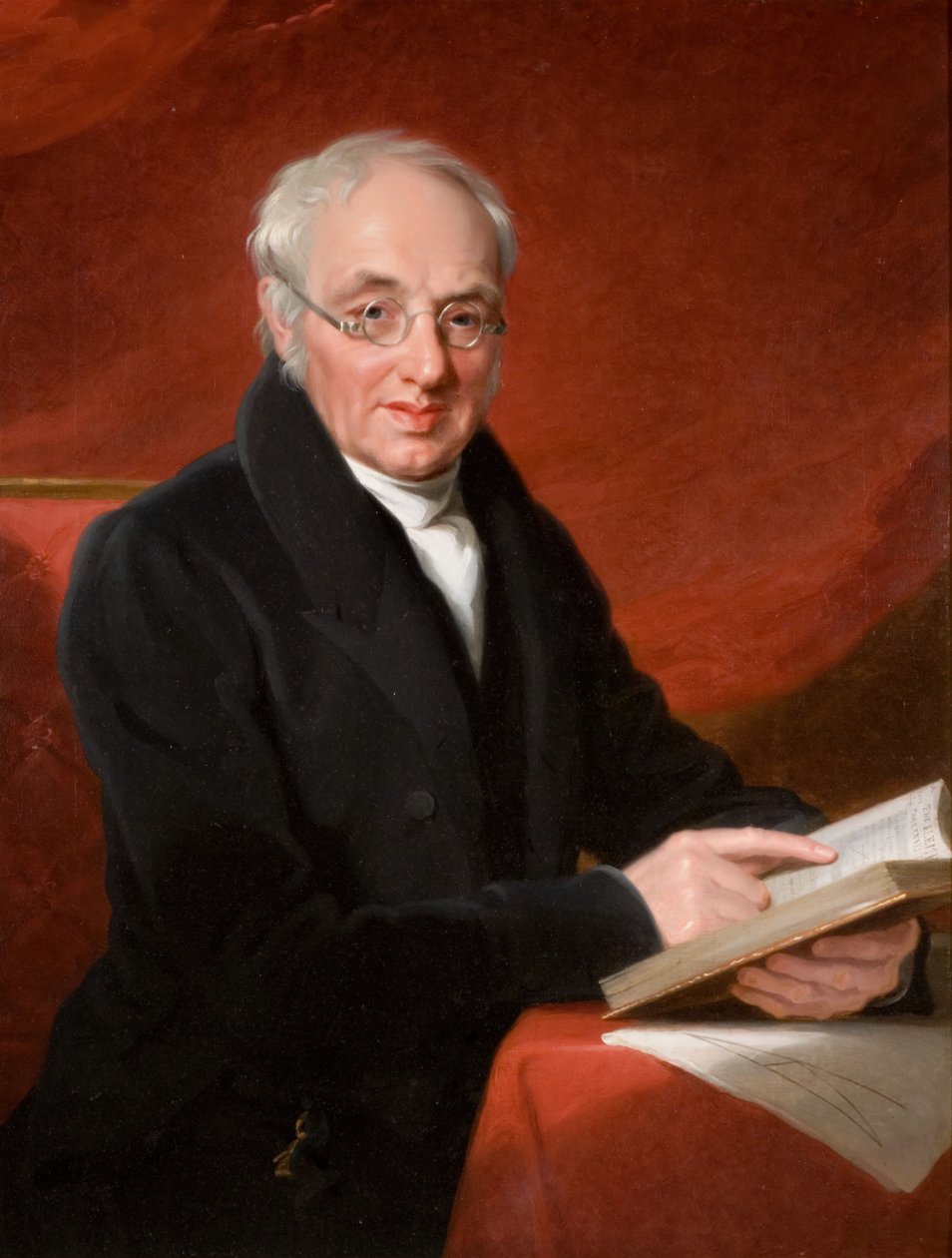 Retrato de Thomas Wright Hill, 1831.   de Mary Martha Pearson