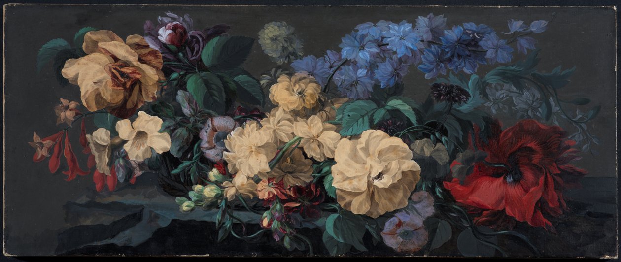 Flores de verão num parapeito de Mary Moser
