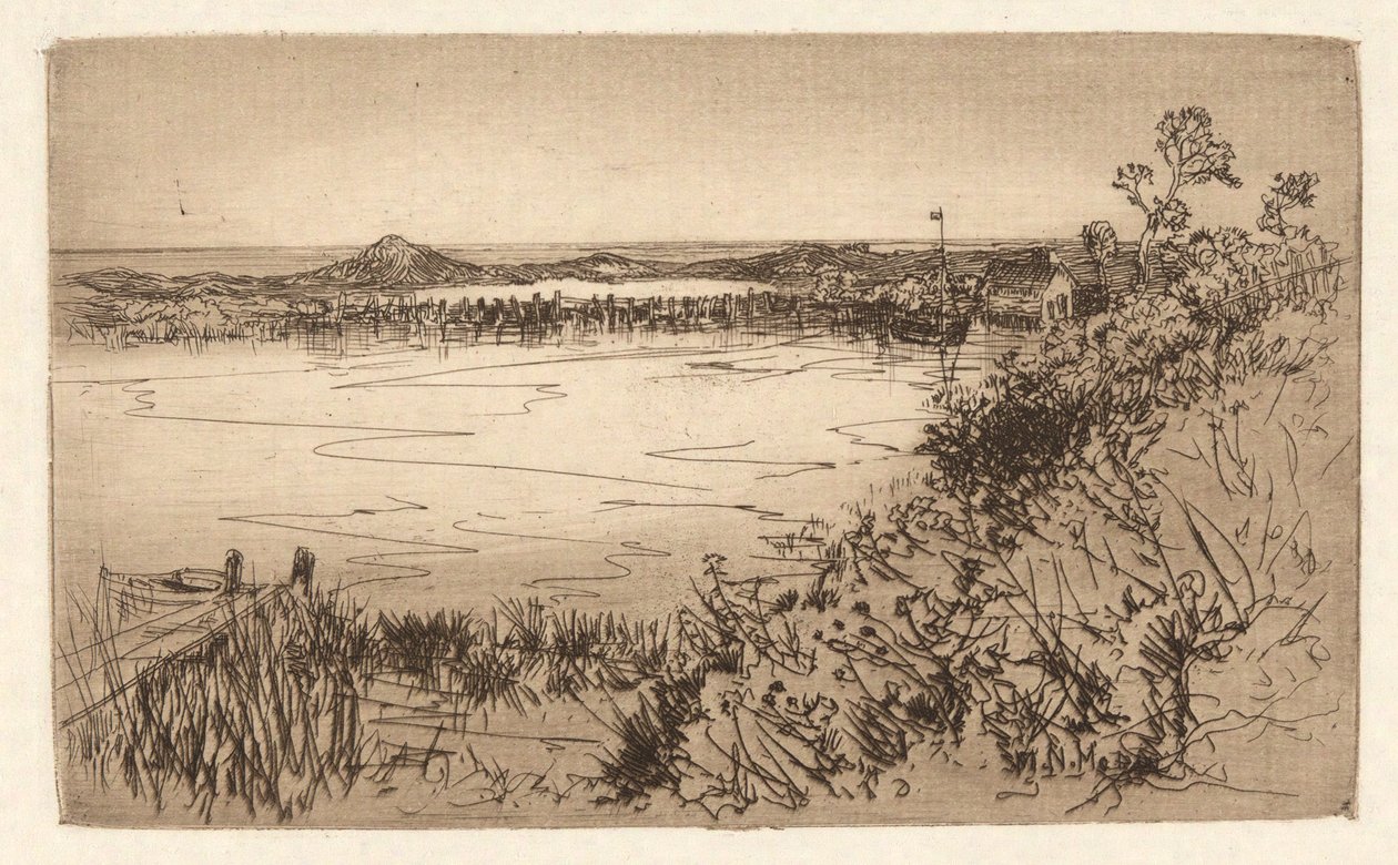Porto tranquilo/lagoa das marés de Mary Nimmo Moran