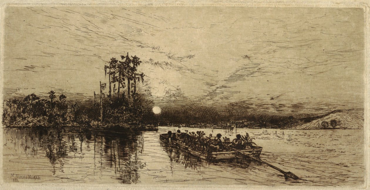 Rio de São João, Flórida de Mary Nimmo Moran