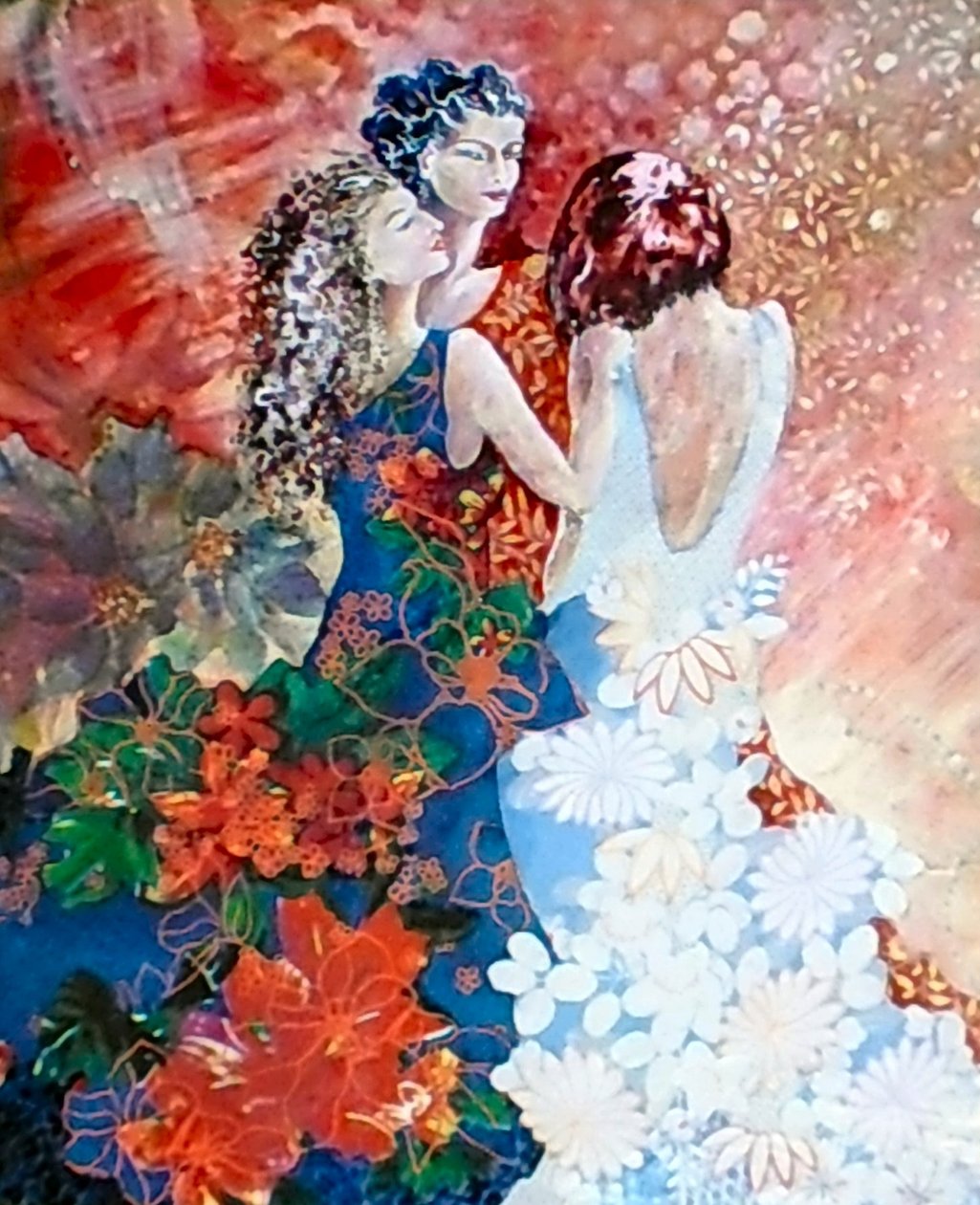 Senhoras em vestidos florais de Mary Smith