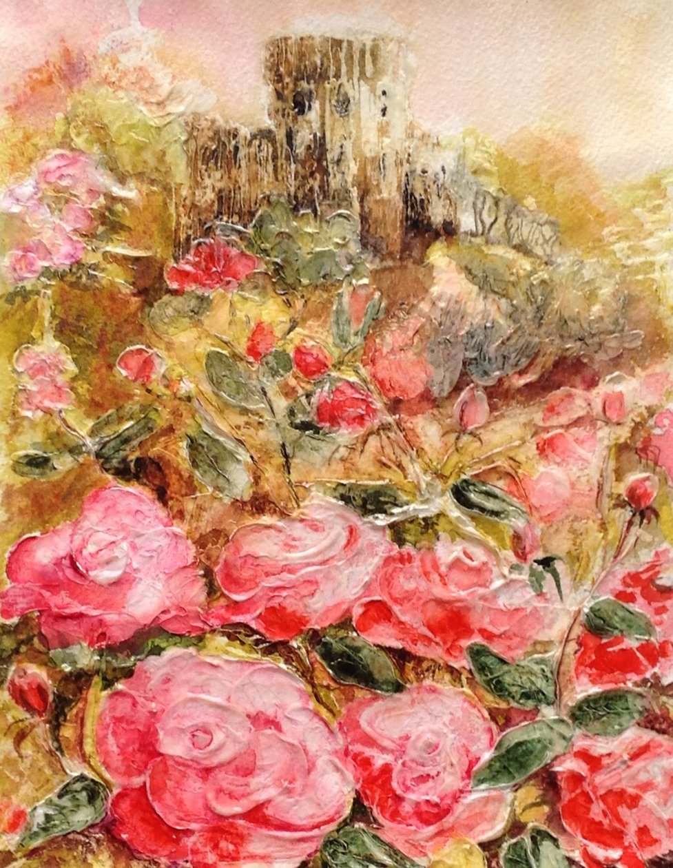 Rosas em jardins de Windsor de Mary Smith