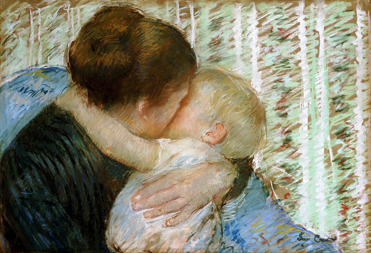 Um abraço de boa noite de Mary Cassatt