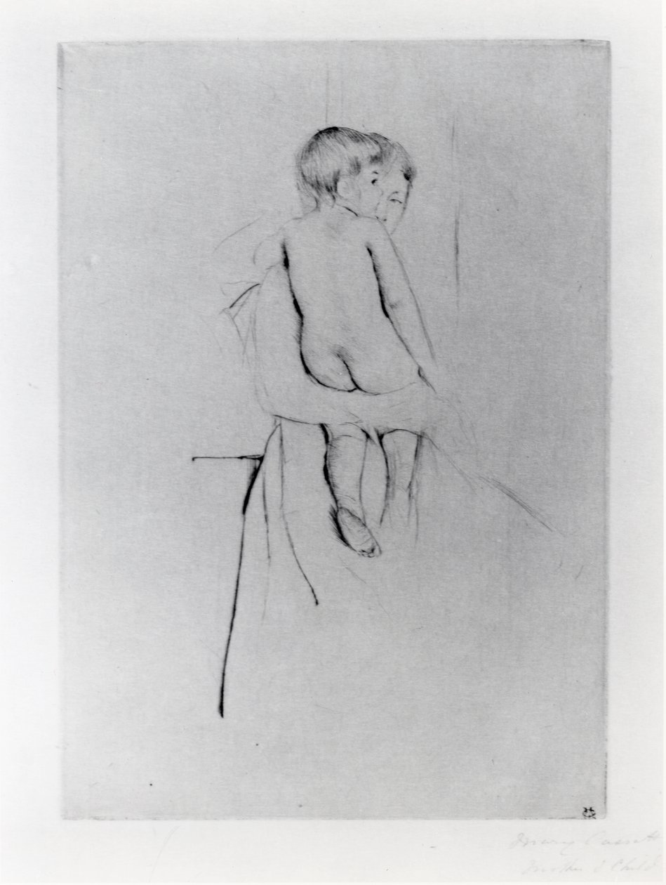 As costas do bebê de Mary Stevenson Cassatt