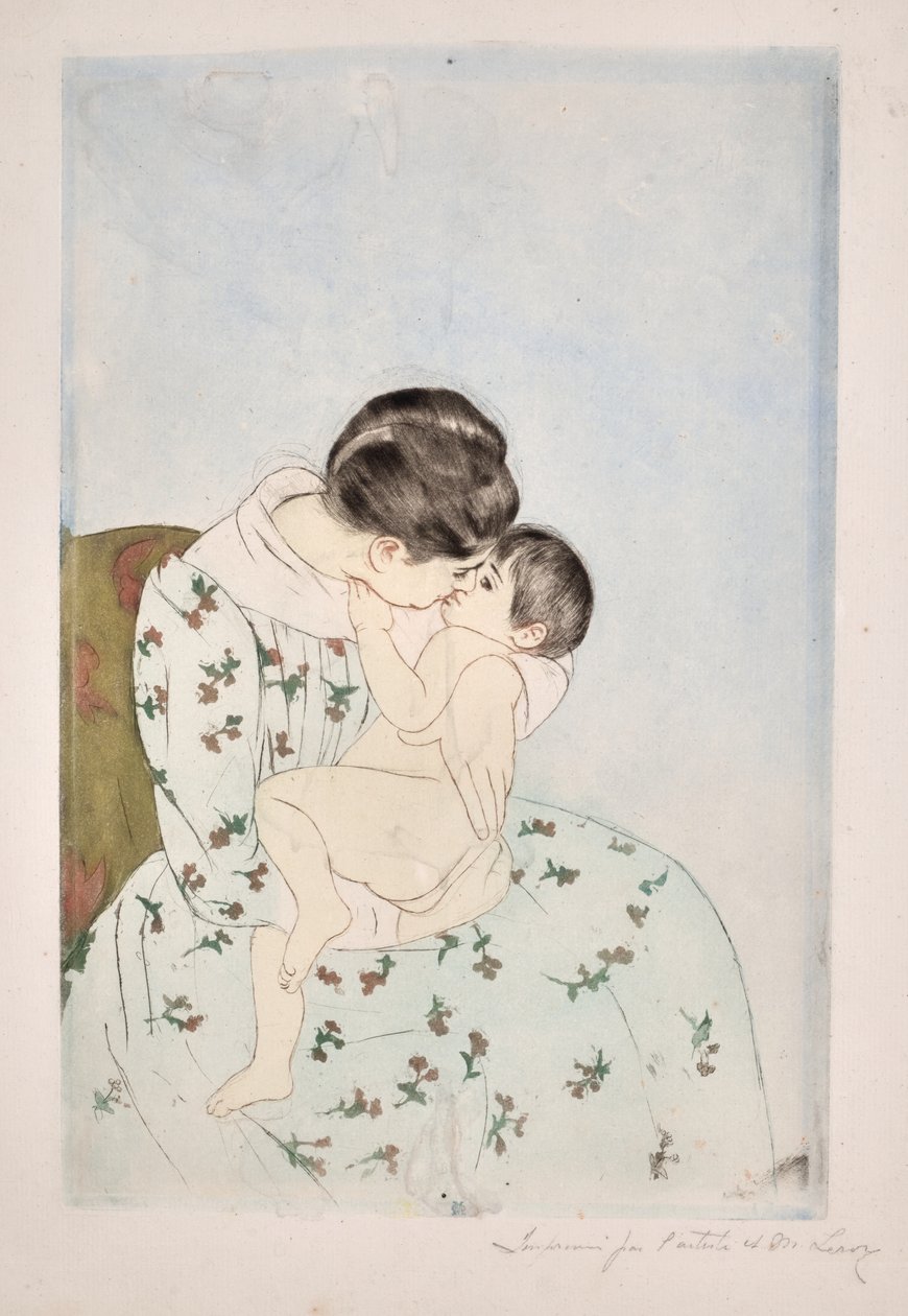 Beijo de mãe de Mary Stevenson Cassatt