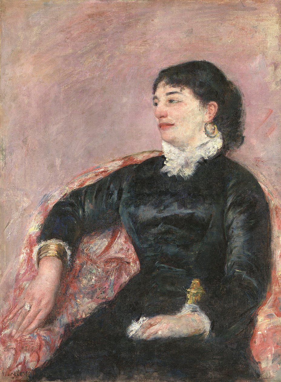 Retrato de uma senhora italiana de Mary Cassatt