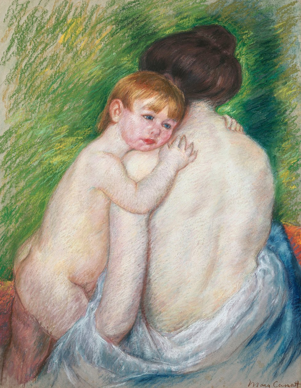 As costas nuas, 1906 de Mary Cassatt