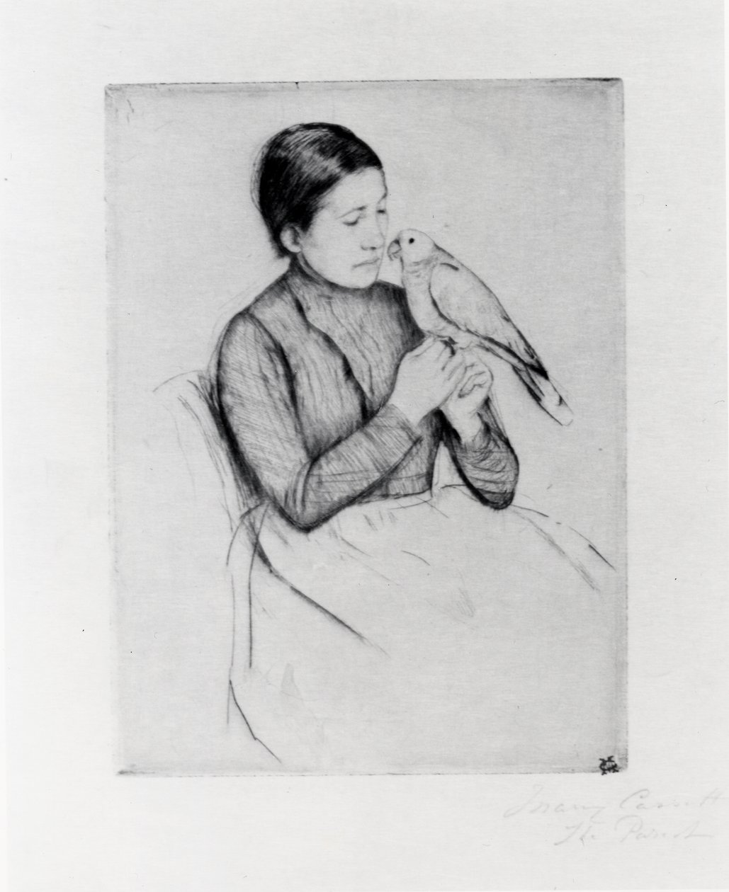 O Papagaio de Mary Stevenson Cassatt