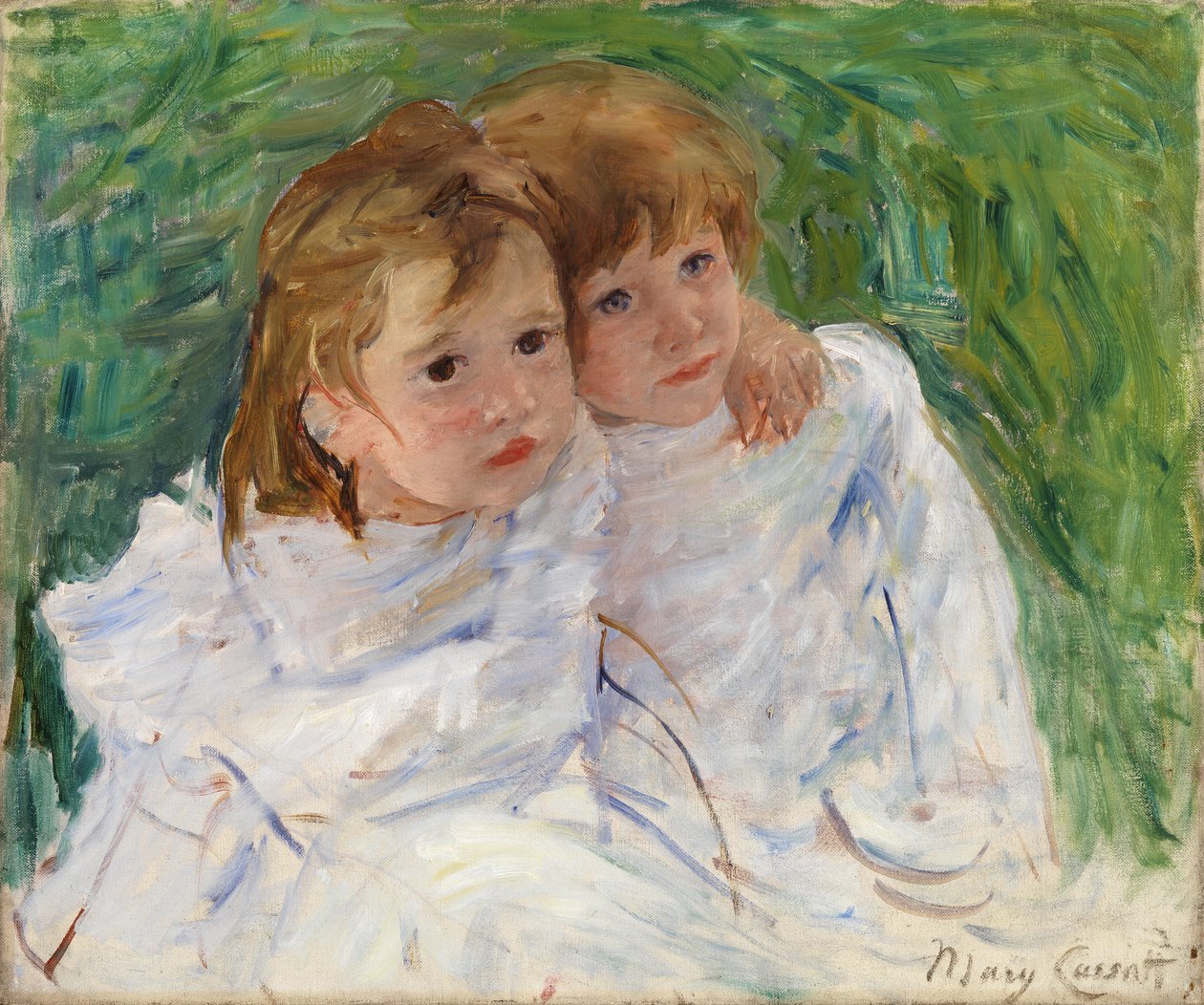 As Irmãs, c.1885 (óleo sobre tela) de Mary Stevenson Cassatt