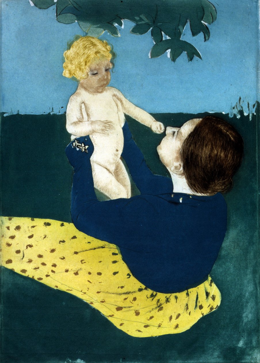 Debaixo do castanheiro de cavalo 1898 Mary Cassatt de Mary Stevenson Cassatt