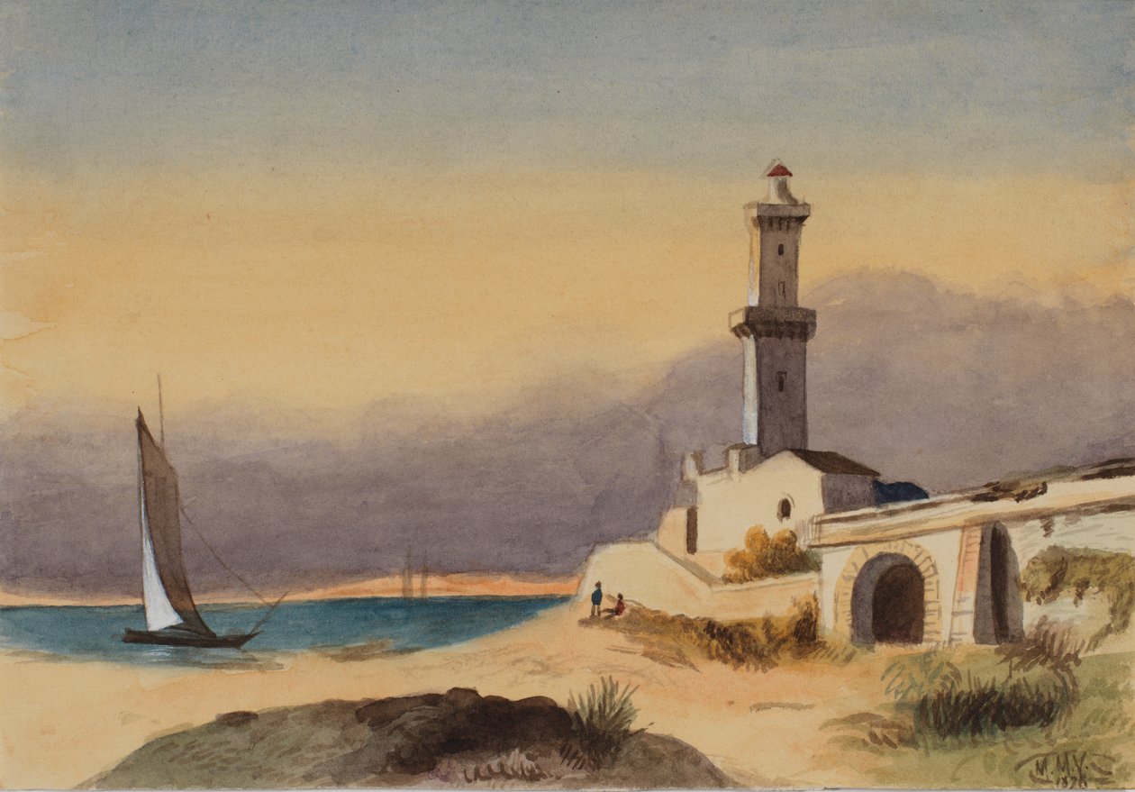 Untitled Landscape, 1876. de Mary Vaux Walcott