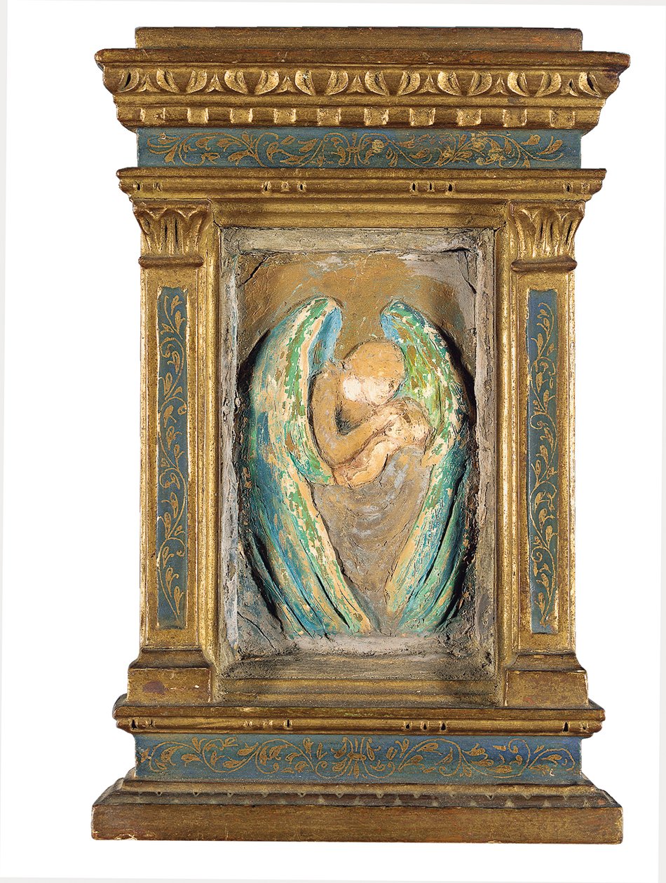 Death Crowning Innocence (terracota) de Mary Watts