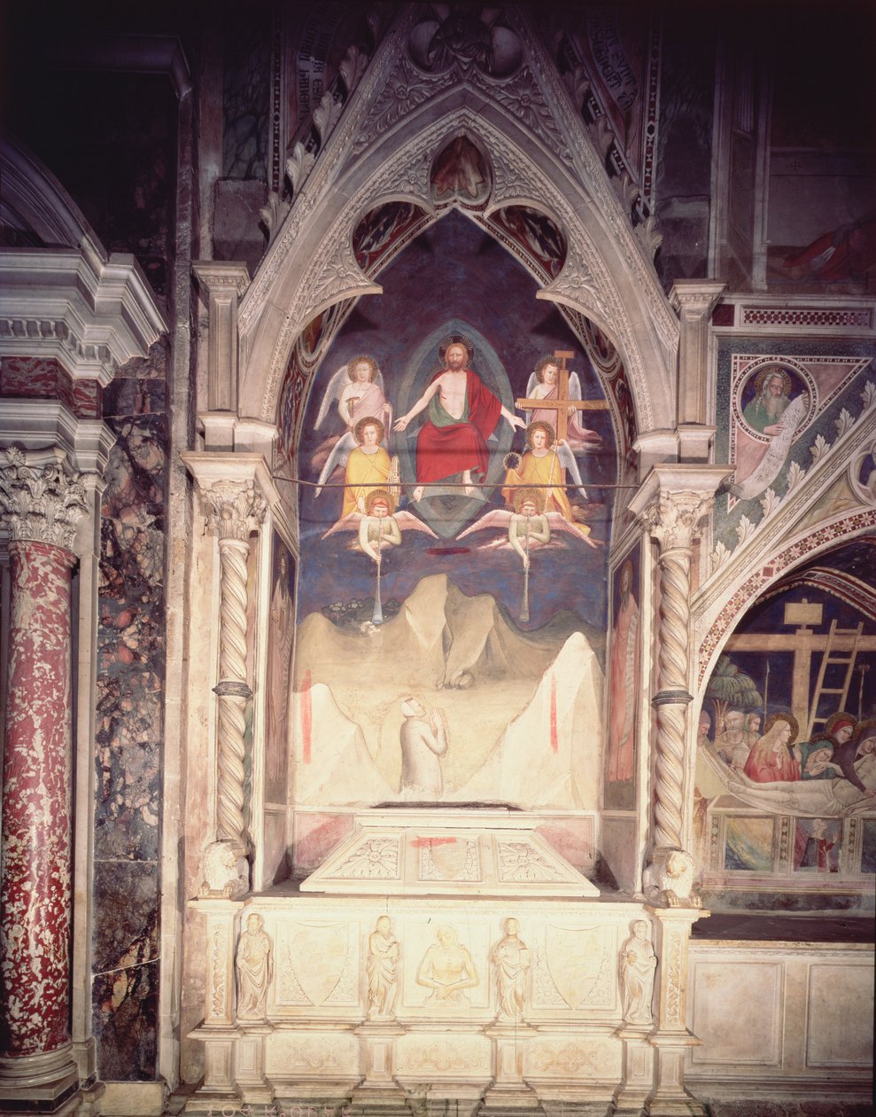 Último Juízo da Capela Bardi di Vernio (fresco) de Maso di Banco Giottino