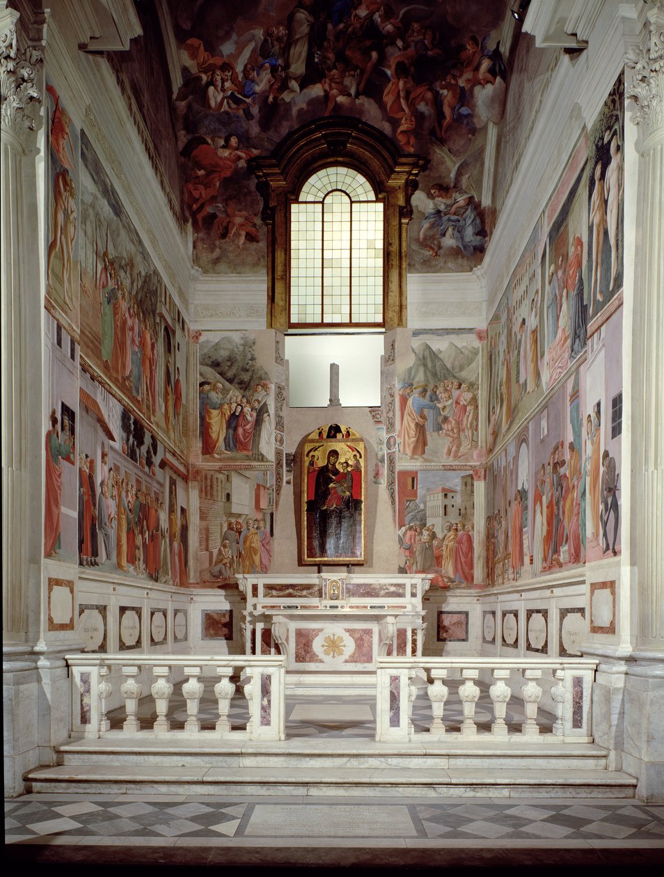 Vista Geral da Capela de Filippino Lippi
