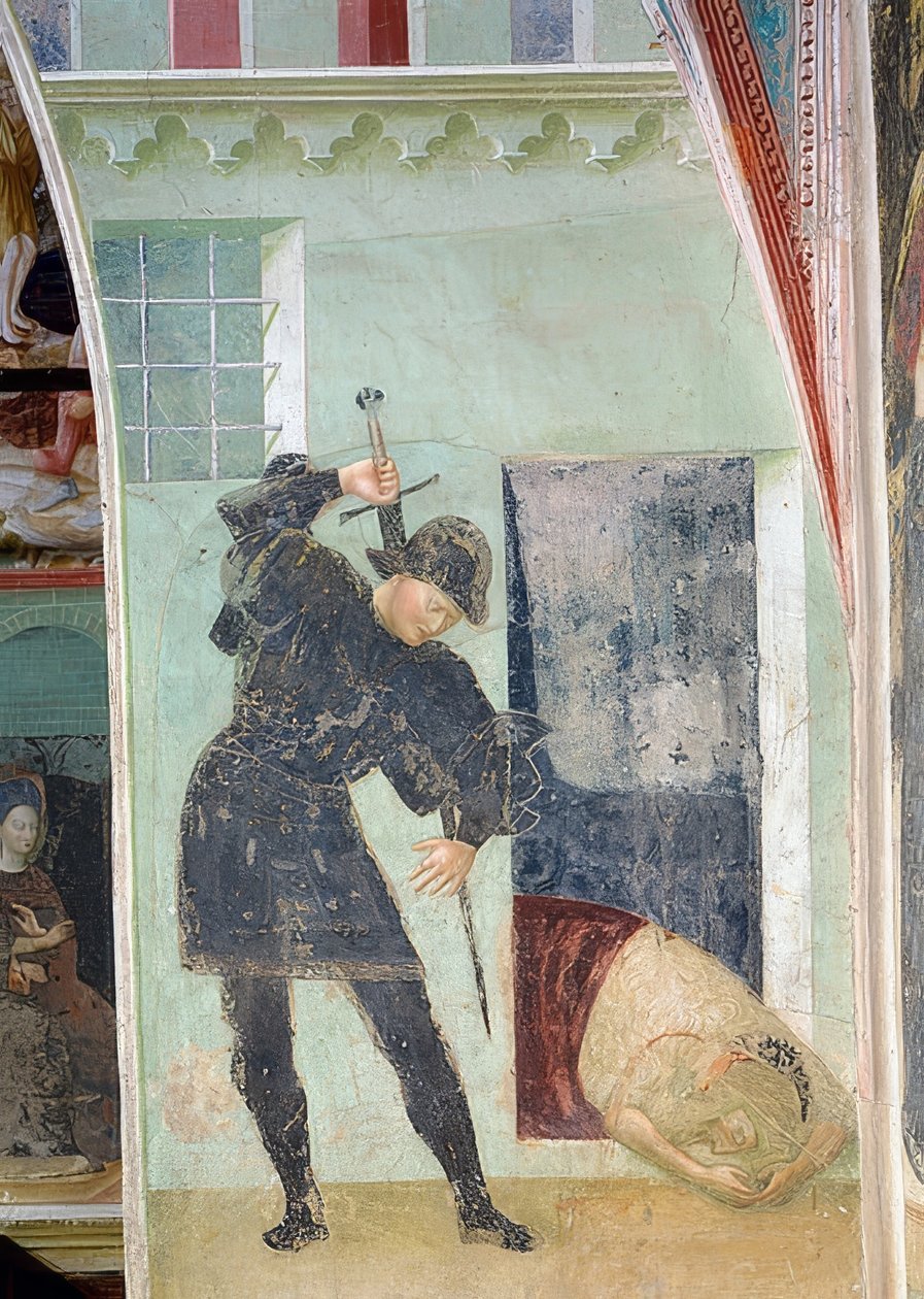 A decapitação de João Batista. 1435 de Tommaso Masolino da Panicale