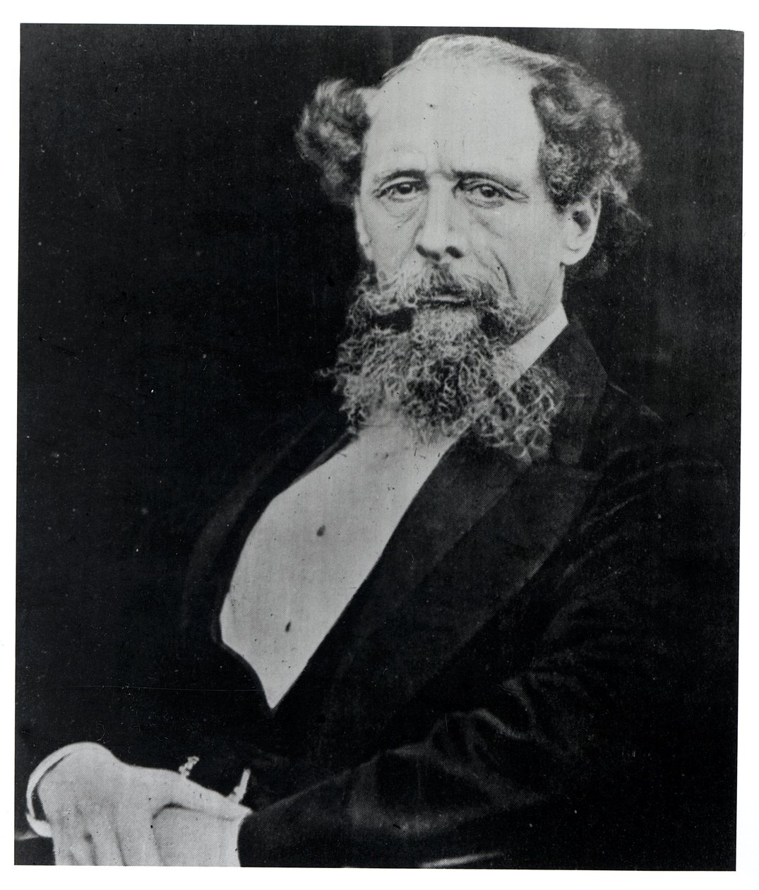 Charles Dickens (1812-1870), com cerca de cinquenta anos, fotografado por Mason und Co., c.1862 de Mason and Co.