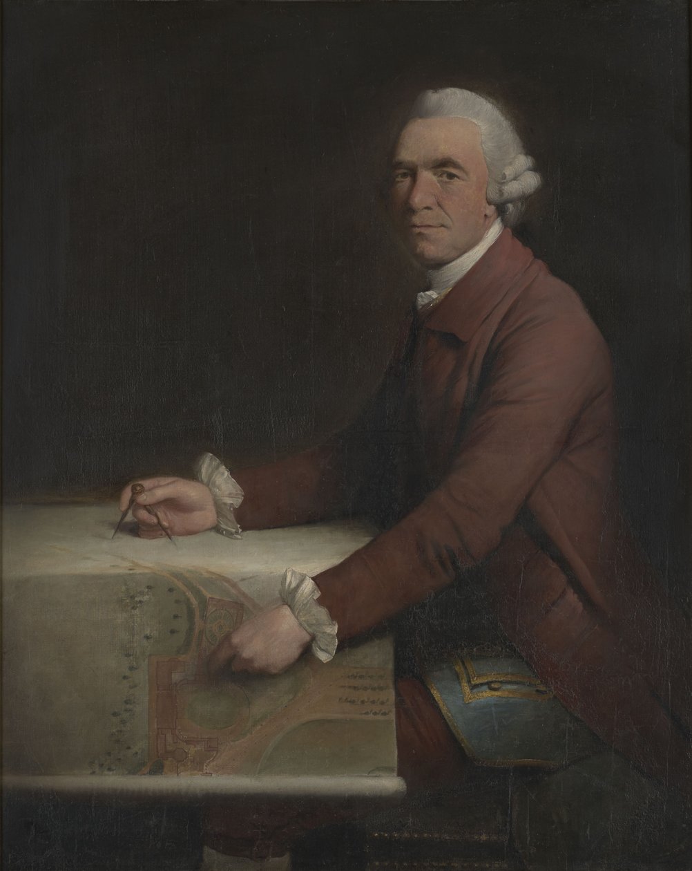 Retrato de Kenton Couse, arquiteto britânico (1721-1790) de Mason Chamberlin