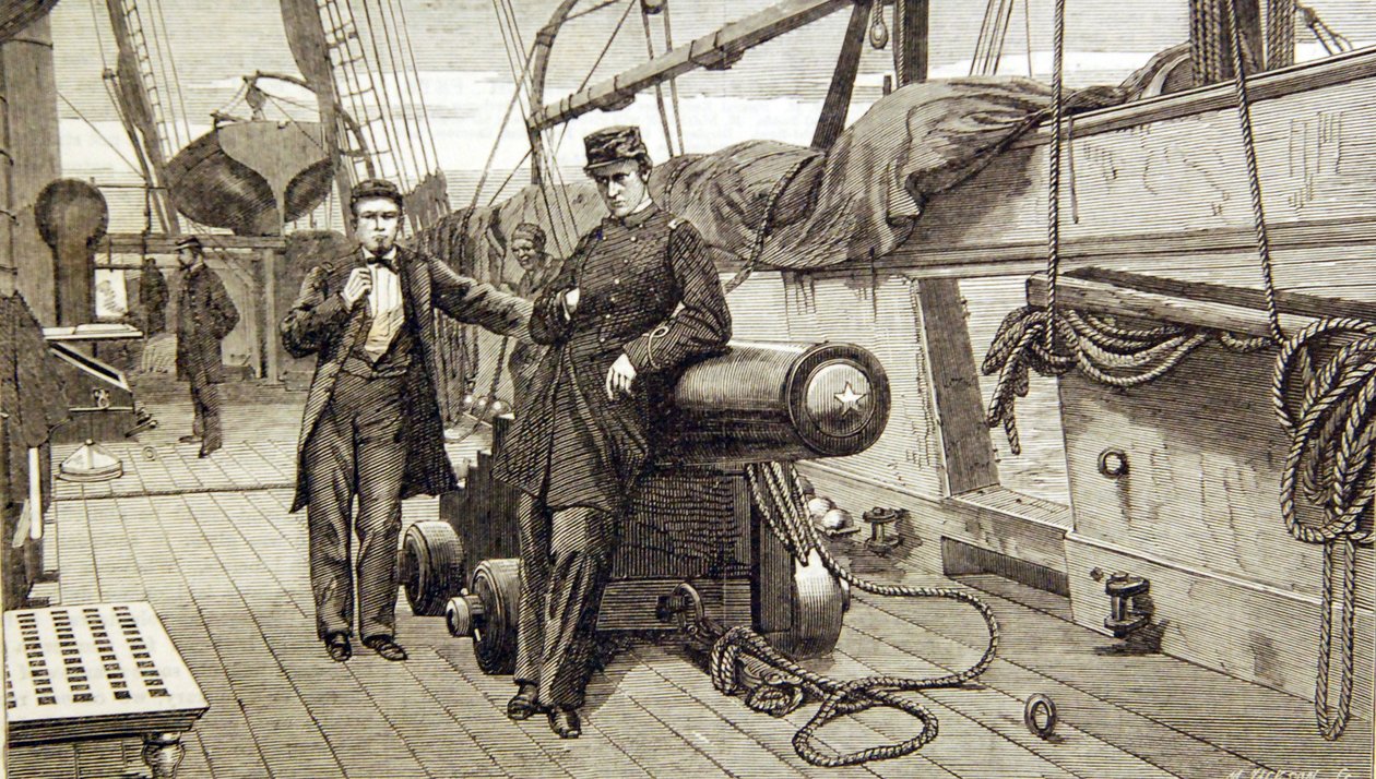 Secretário do Capitão Semmes.  Sr. Bullock, Mestre de Mason Jackson
