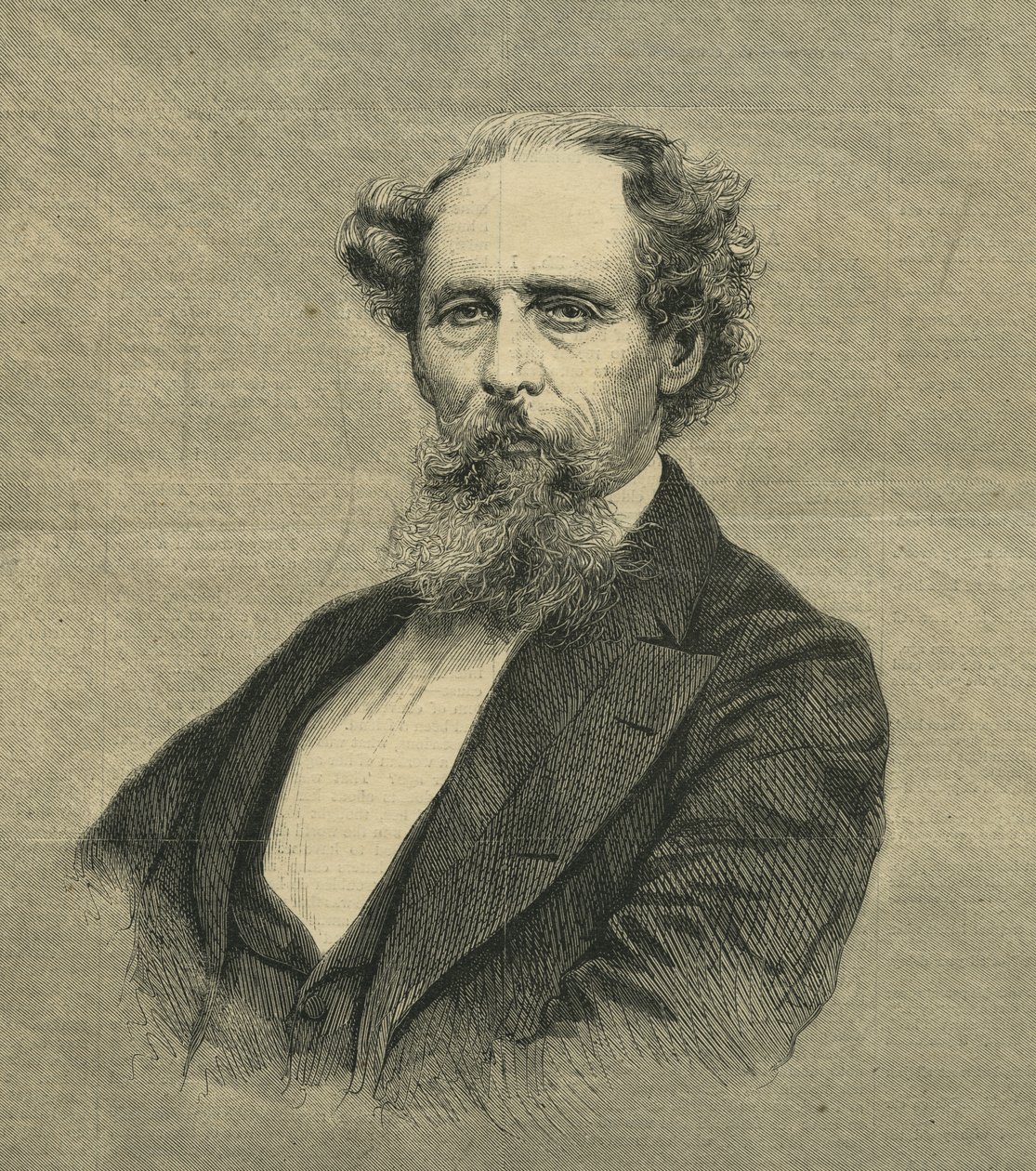 Charles Dickens, para a Harpers Weekly de Mason and Co.