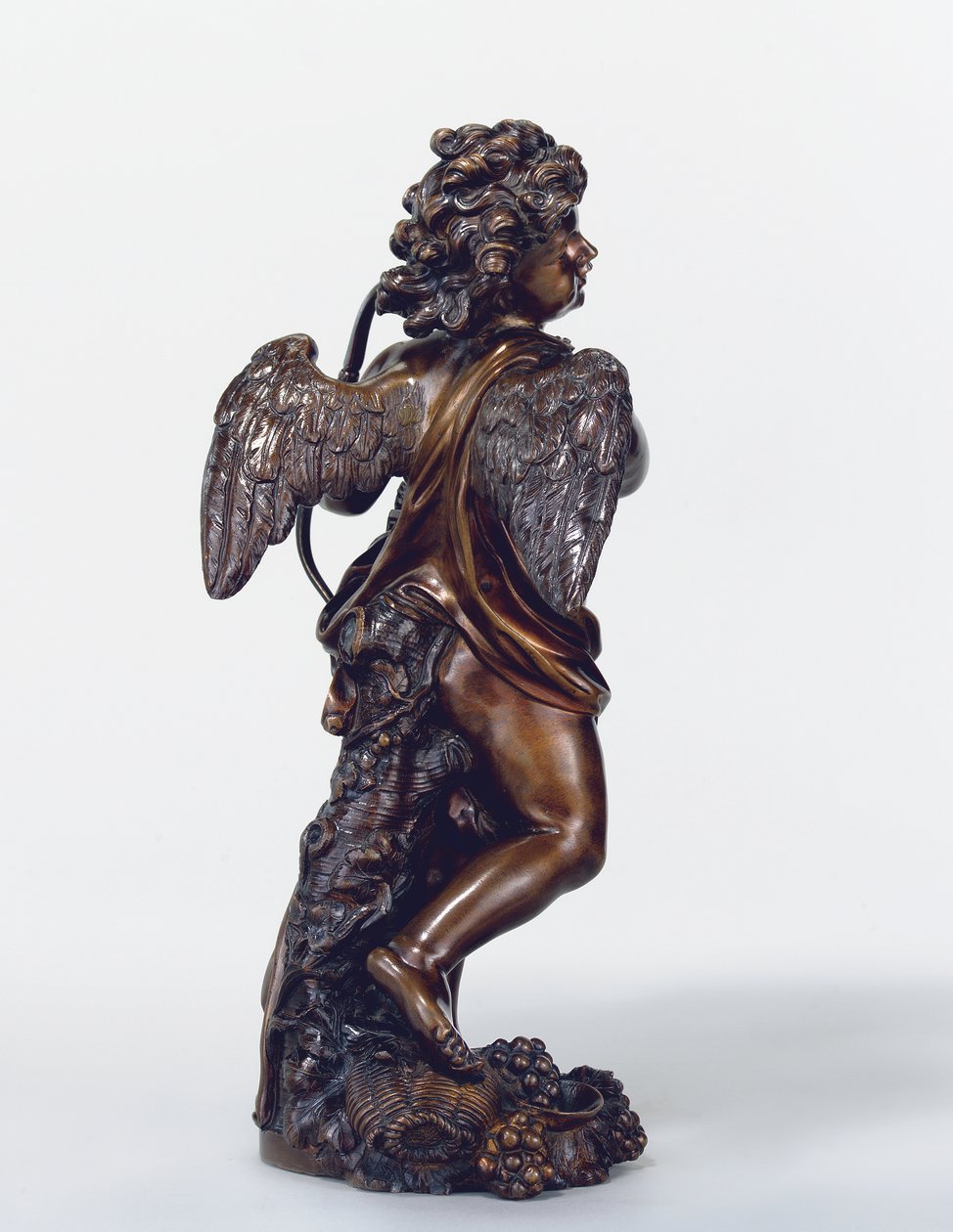 Uma figura de Cupido, c.1700 (bronze) de Massimiliano Benzi Soldani