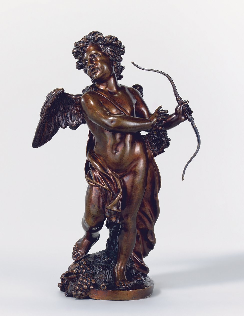 Uma figura de Cupido, c.1700 (bronze) de Massimiliano Benzi Soldani