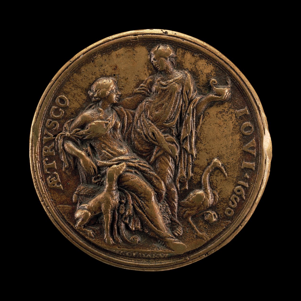 Alegoria de Vigilância e Lealdade [ao contrário], 1680. de Massimiliano Soldani