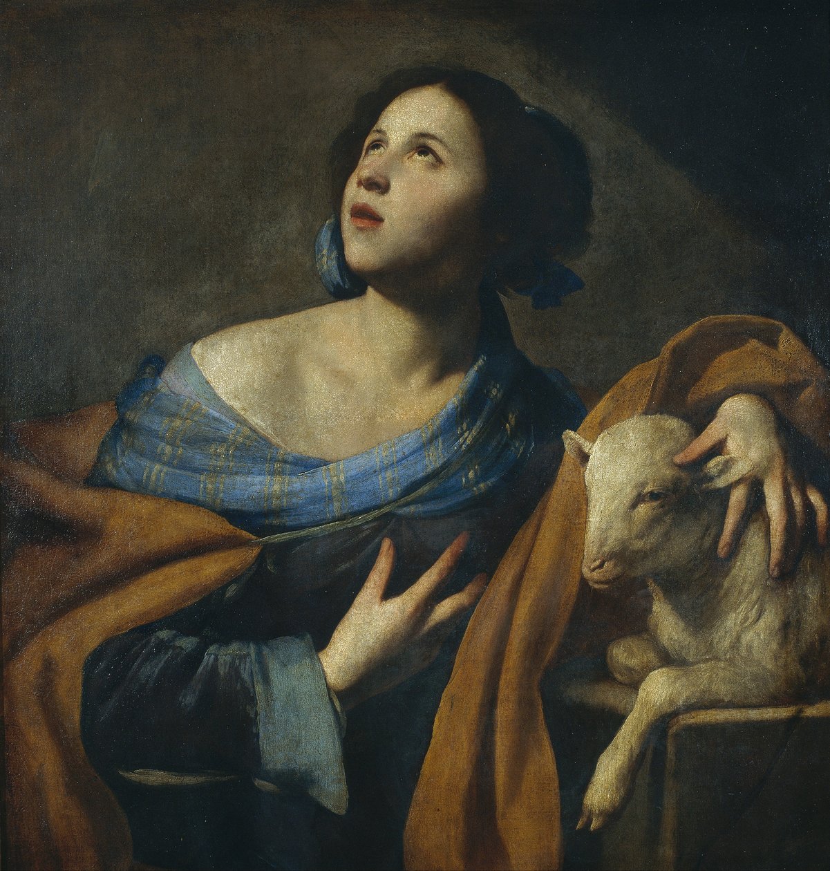 Saint Agnes de Massimo Stanzione
