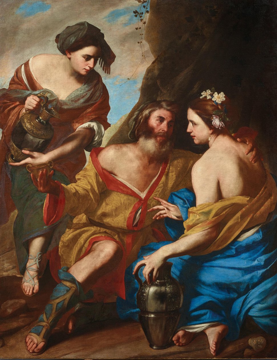 Ló e suas filhas, década de 1640. de Massimo Stanzione