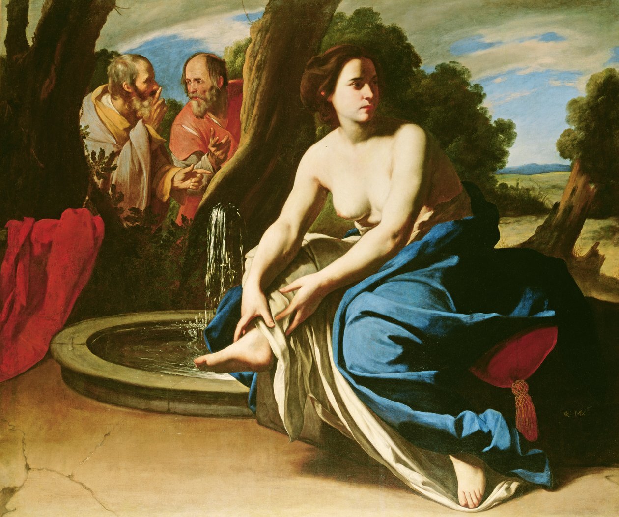 Suzanna e os Anciãos de Massimo Stanzione