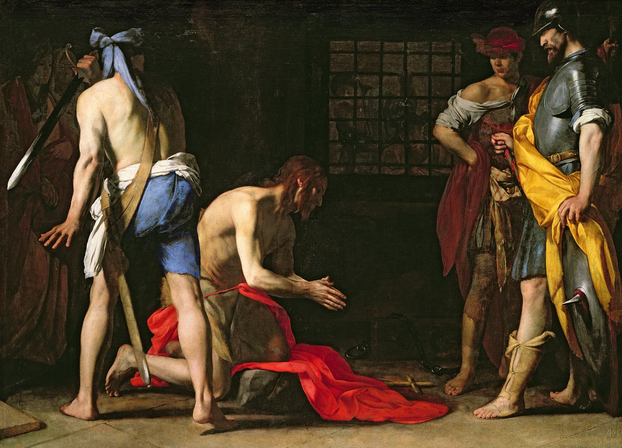 A decapitação de João Batista, 1634 de Massimo Stanzione