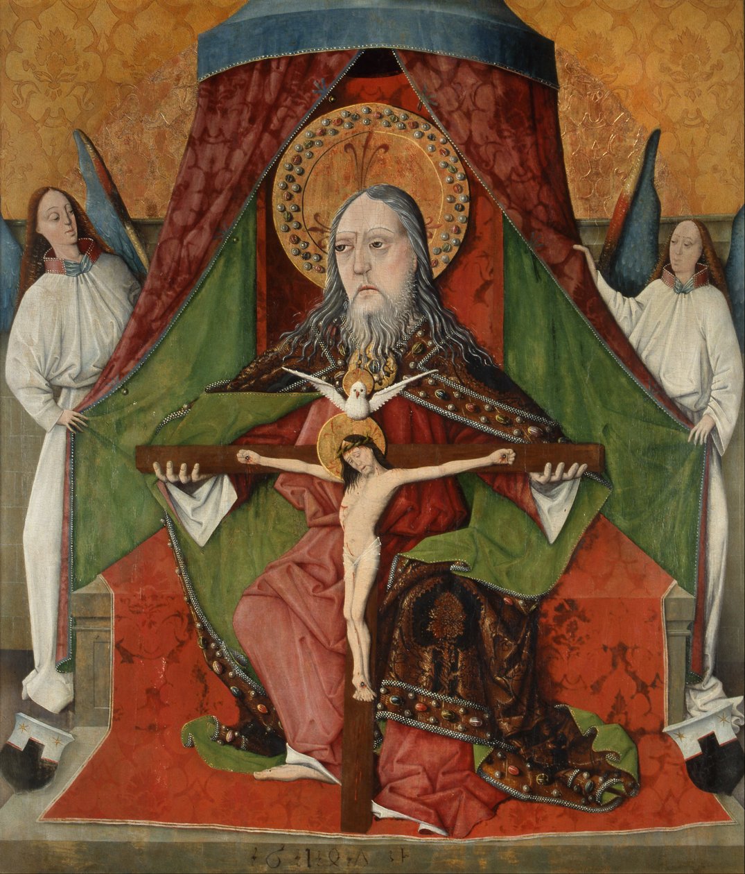 Santíssima Trindade, Painel Central do Altar da Igreja da Trindade, Mosóc de Master Gh