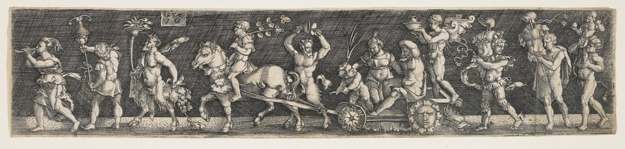 Triunfo de Baco, 1534 de Master V. G.